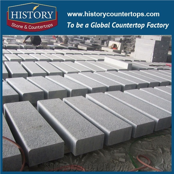 Dark and Light Grey Natural Stone, G654 G687 and G603 Granite for Edge Cut for Road Stone and Kerbstone Curbstone and Side Stone