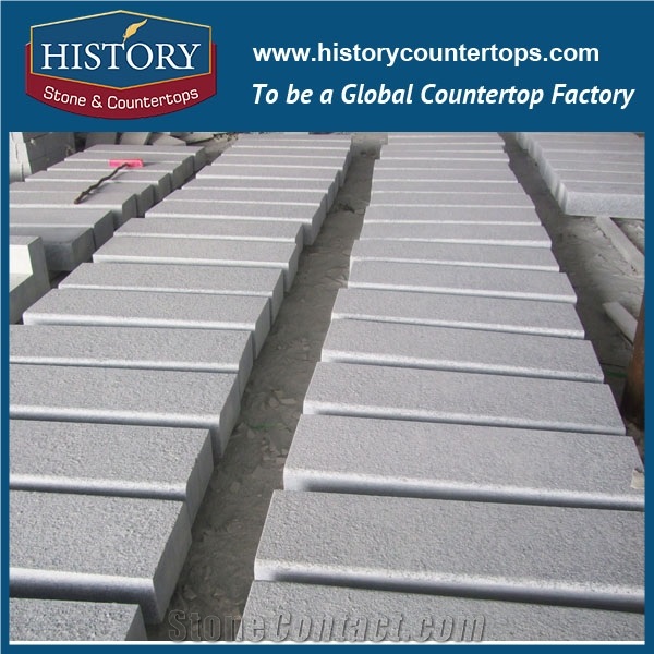Dark and Light Grey Natural Stone, G654 G687 and G603 Granite for Edge Cut for Road Stone and Kerbstone Curbstone and Side Stone