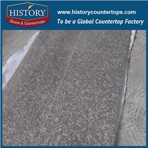 G664 China Bainbrook Brown Granite Fu Rose, Luyuan Red Polishing Slabs and Tiles for Solid Surface Kitchen Countertops and Bathroom Vanity Tops
