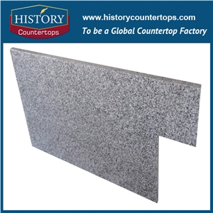 Histortystone Granite Bathroom Countertop with Square Sink/ Custom Vanity Tops/ Bath Top/Light Grey Granite Vanity Top