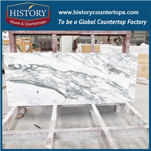 History Natural Stone Polished Arabescato Corchia Marble Wholesale Prefabricated Modular Integrated Classic Design for Hotel Countertop, Worktop