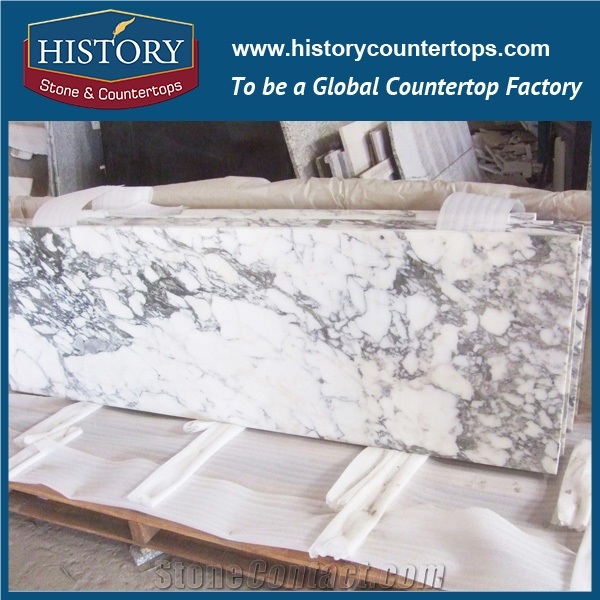 History Natural Stone Polished Arabescato Corchia Marble Wholesale Prefabricated Modular Integrated Classic Design for Hotel Countertop, Worktop