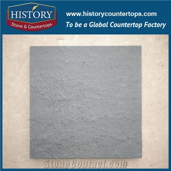 History Stone 2017 Summer Hot Sale New Style Beautiful Wholesale Interior Wall and Background Decoration, Project Design Dark Grey Sandstone Tiles