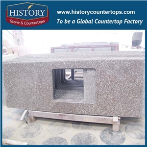 History Stone Bainbrook Brown Granite Wholesale Prefabriated Custom Size Replacement for Kitchen Countertops Worktops & Island Tops