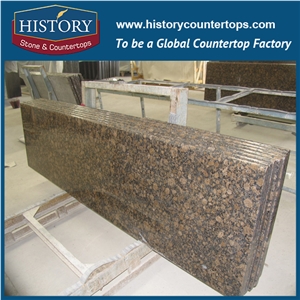 History Stone Baltic Brown Radius Top Wholesale Shaped Commercial Integrated Design Replacement for Building Countertops, Bar Tops