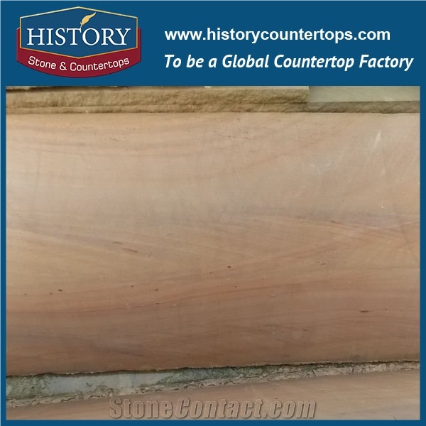 History Stone Customized Modern and Beautiful Hot Sale Floor/Wall Covering Wooden Multicolor Red Sandstone Tiles with Competitive Lower Price