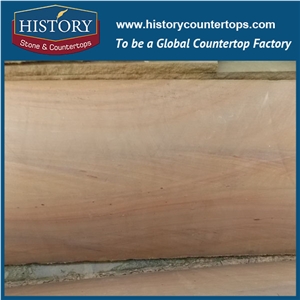 History Stone Customized Modern and Beautiful Hot Sale Floor/Wall Covering Wooden Multicolor Red Sandstone Tiles with Competitive Lower Price