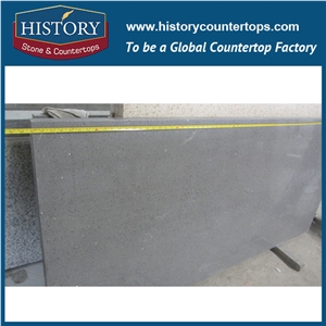History Stone Devon Grey Quartz Prefab Man-Made Composite Stone Countertops & Worktop for Indoors Furniture Design Easy Maintain History Stone Devon Grey Quartz Prefab Man-Made Composite Stone Countertops & Worktop for Indoors Furniture Design Easy Maintain