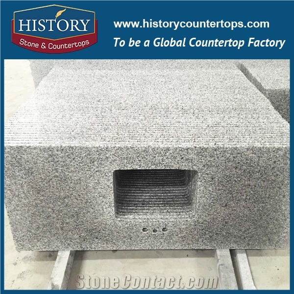 History Stone Devon Grey Quartz Prefab Man-Made Composite Stone Countertops & Worktop for Indoors Furniture Design Easy Maintain