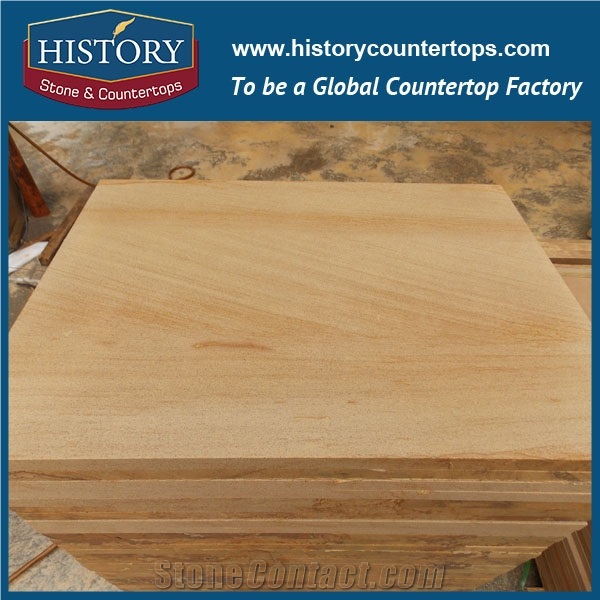 History Stone Golden Sharani Flagstone Retaining Walls Pool Copping, Wall/Floor Coverings, Stair and Step Sandstone Tiles & Slabs