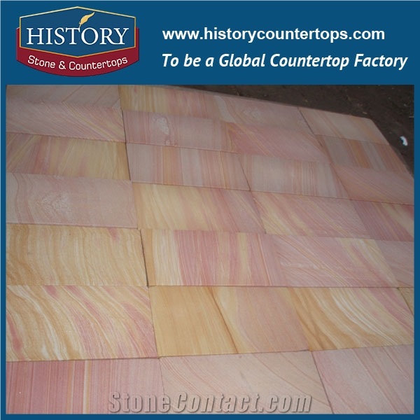 History Stone Hand Carved Road Paving, Wall Covering Lilac Multicolor Sandstone Tiles & Slabs with Top Quality, Professional Design, Cheap Price