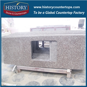 History Stone Hg024 G687 Peach Red Antique Prefabricated Size Classic Furniture Decorative for Apartment Kitchen Countertops, Benchtops & Bar Tops