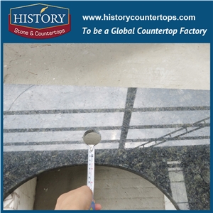 History Stone Hg050 Butterfly Green Double Ogee Edge High Polished Custom Cut for Countertops, Vanity Top & Table Top Options by Price