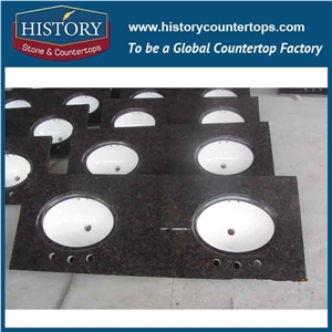History Stone Hgj016 Tan Brown Full Bullnose Customized Shape Furniture Elegant Appearance Bath Coountertops & Vanity Top for Restaurant Bathroom History Stone Hgj016 Tan Brown Full Bullnose Customized Shape Furniture Elegant Appearance Bath Coountertops & Vanity Top for Restaurant Bathroom