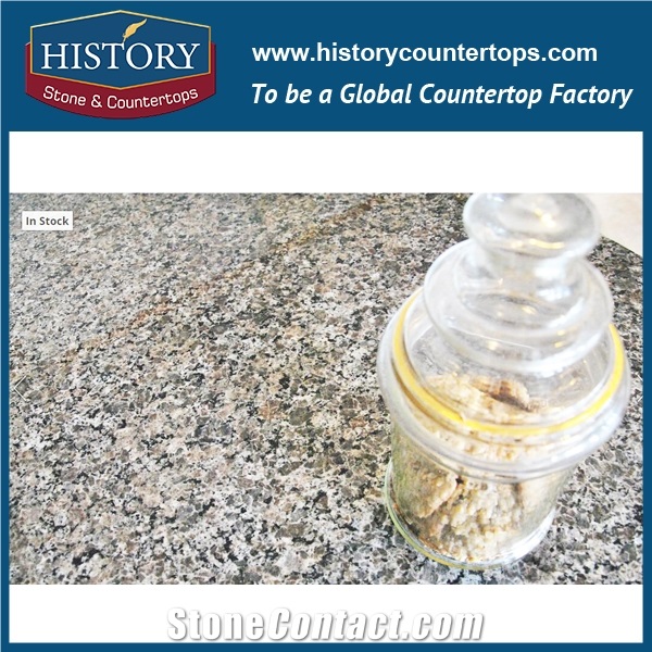 History Stone Hgj029 Caladonia Round Polishing Laminate Trim Molding Commercial Design Bathroom Countertops & Vanity Top for Building Construction