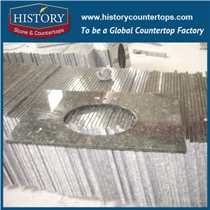 History Stone Hgj054 Verde Butterfly Green Polished Flat Bullnose Beveled Edge Professional Customised High Hardness for Countertops & Vanity Top