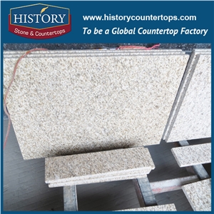 History Stone Hgj066 Navajo White Dupont Edge Premade Laminate Solid Surface Countertop Material & One Piece Vanity Top for Indoor Construction