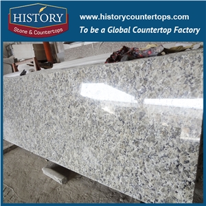 History Stone Hgj091 Yellow Butterfly Polished Laminated Edge Factory Direct Sale Bathroom Usage Countertops & Vanity Top for Home Decoration