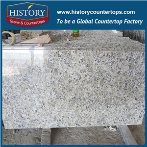 History Stone Hgj091 Yellow Butterfly Polished Laminated Edge Factory Direct Sale Bathroom Usage Countertops & Vanity Top for Home Decoration