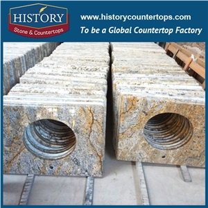 History Stone Hgj149 Dream Cecilia Beveled Edge Standard Sizes Prefab Good Installation Design for Countertops, Bathroom Vanity Top Made in China