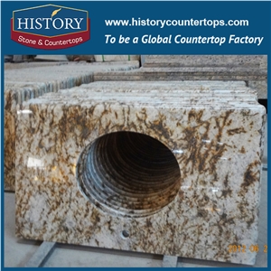 History Stone Hgj151 Empress Cecilia Single Ogee Edge Precut Seamless Splicing Modern Design Countertops & Vanity Top for Construction Building
