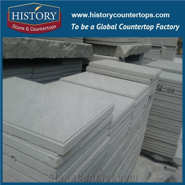 History Stone Incredible Beautiful Color and Accurate Size Stair Wall Covering, Floor Covering, Indoor Decoration Used Grey Sandstone Tiles & Slabs