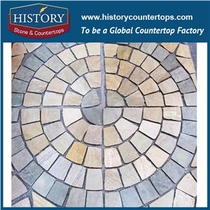 History Stone Polished Rusty Surface Granite Cube Stone Mat Round Shape Hotel and Restaurant Lobby Decorative Floor Covering Stone History Stone Polished Rusty Surface Granite Cube Stone Mat Round Shape Hotel and Restaurant Lobby Decorative Floor Covering Stone