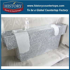 History Stone Sardinian White Granite Standard Flat Edging Products Molded Base for Kitchen Shaped Countertop, Island Top & Benchtops