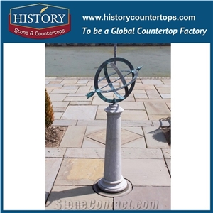History Stone Small Galala Beige Marble Stone Flowerpot Bases Columns Design Roman Style Round Wedding Column Sculptured Pillars