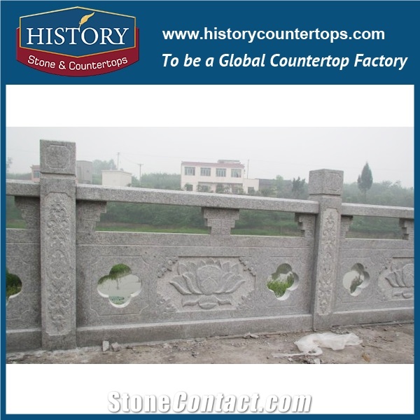 History Stones 2017 New Model Outdoor Public Absolutely Pure White Project Handrail Baluster Outside Roadside Stepping Balusters & Railings