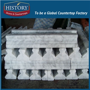 History Stones Building Material Natural Interior Galala White Marble Skirting for Home Decoration Beautiful Modern Walling Border History Stones Building Material Natural Interior Galala White Marble Skirting for Home Decoration Beautiful Modern Walling Border