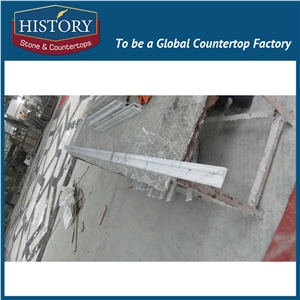 History Stones Building Material Natural Interior Galala White Marble Skirting for Home Decoration Beautiful Modern Walling Border