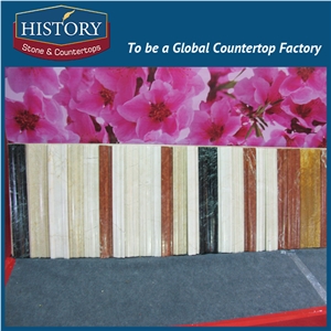 History Stones China Factory Home Decorative Trade Assurance Polished Dark Marble Pencil Liner Trim Interior Decoration Border Line