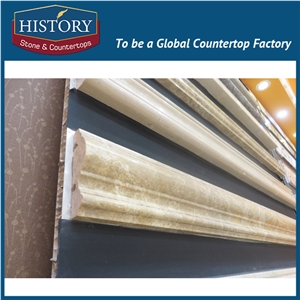 History Stones China Factory Price Easy Clear Kitchen Wall Light Emperador Marble Trimming Designs Living Room Walling Border Line
