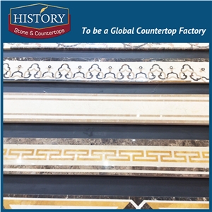 History Stones Different Types Fashional Pattern Mosaic Wallpaper Trim Cheap Marble Medallion Beautiful Modern Walling Border