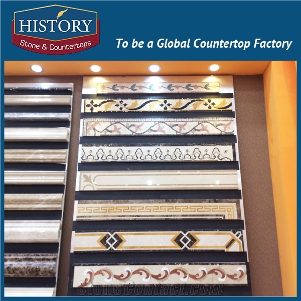 History Stones Different Types Fashional Pattern Mosaic Wallpaper Trim Cheap Marble Medallion Beautiful Modern Walling Border