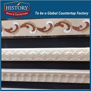 History Stones Different Types Fashional Pattern Mosaic Wallpaper Trim Cheap Marble Medallion Beautiful Modern Walling Border