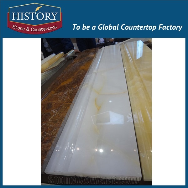 History Stones Factory Wholesale Yellow Sandstone Trim for House Indoor Wall Decoration Customized Skirting Line Border