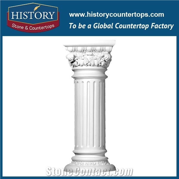 History Stones Luxury Villa Interior Sunset Pink Marble Stone Ornamental Columns Design Attracting Hotel Decoration Material Pillars