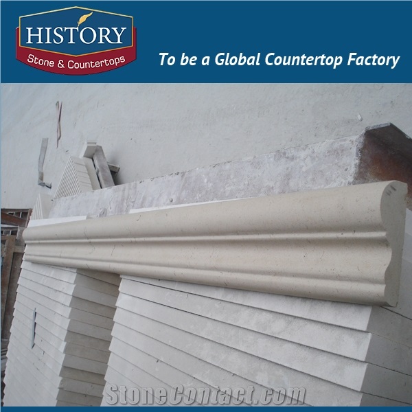 History Stones Most Popular Free Sample Retractable Portugal Yellow Beige Marble Trimming Ornamental National Border Lines