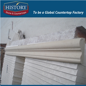 History Stones Most Popular Free Sample Retractable Portugal Yellow Beige Marble Trimming Ornamental National Border Lines