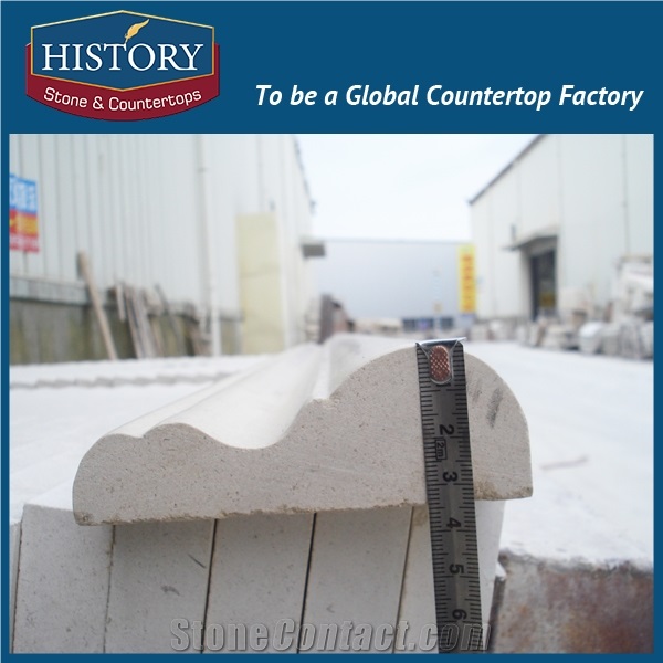 History Stones Most Popular Free Sample Retractable Portugal Yellow Beige Marble Trimming Ornamental National Border Lines