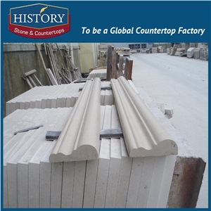 History Stones Most Popular Free Sample Retractable Portugal Yellow Beige Marble Trimming Ornamental National Border Lines
