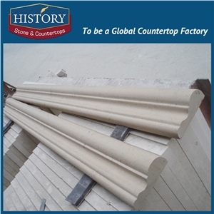 History Stones Most Popular Free Sample Retractable Portugal Yellow Beige Marble Trimming Ornamental National Border Lines