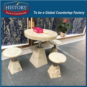 History Stones New Fashion Beautiful Design Interior Furniture Round Onyx Top Coffee Tables Hotel Lobby Using Landscaped Stone Bench & Table History Stones New Fashion Beautiful Design Interior Furniture Round Onyx Top Coffee Tables Hotel Lobby Using Landscaped Stone Bench & Table