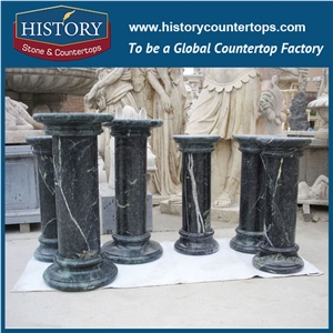 History Stones Outdoor Art Platform Stone Simple Style Decorative Galala Beige Marble Columns Large Quantity Garden Using Pillars