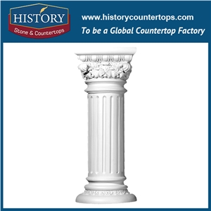 History Stones Prevalent Absolutely Pure White Marble Western Style Types Short Standing Square Columns House Gate Flowerpot Bases Pillars History Stones Prevalent Absolutely Pure White Marble Western Style Types Short Standing Square Columns House Gate Flowerpot Bases Pillars