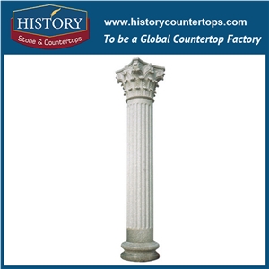 History Stones Roman Style High Temperature Resistance Architectural Grey Granite Column Outdoor Decorative Stone Gate Columns Pillars History Stones Roman Style High Temperature Resistance Architectural Grey Granite Column Outdoor Decorative Stone Gate Columns Pillars