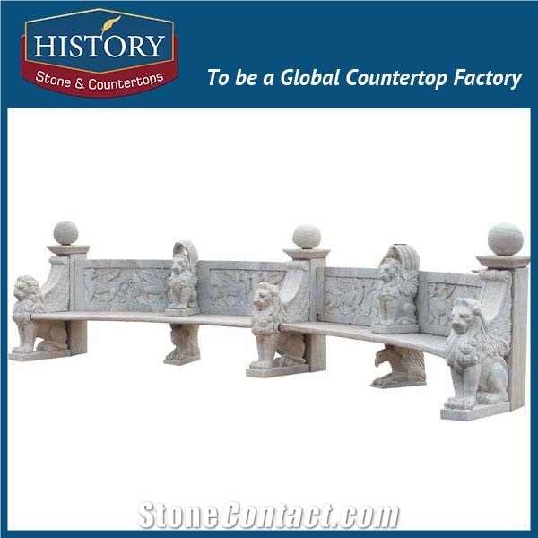 History Stones Simple Classic Furniture Style Brown Marble Top 6 Chairs Low Rate China Supplier Home Living Room Using Bench