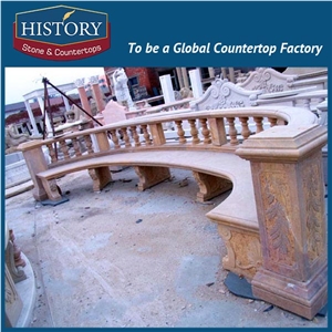 History Stones Simple Classic Furniture Style Brown Marble Top 6 Chairs Low Rate China Supplier Home Living Room Using Bench